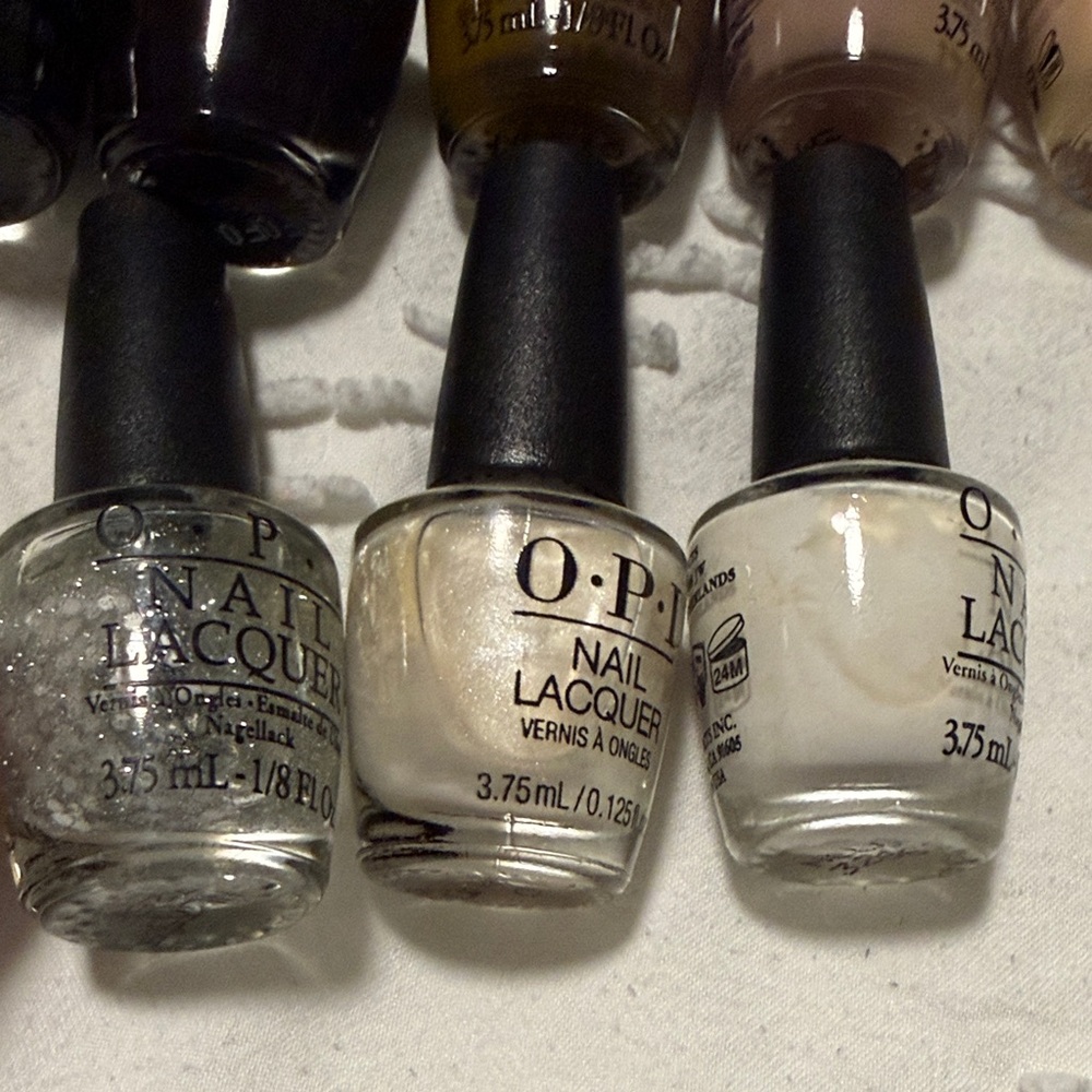 OPI Nail Polish Collection - Burgundy, Pink, Black, Nude, Silver, White - Picture 6 of 9